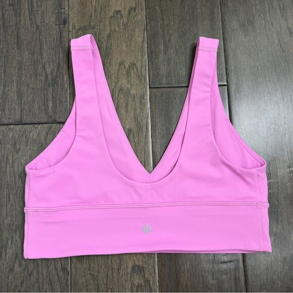 Lululemon Align V-Neck Bra *Light Support, A/B Cup Dahlia Mauve - Picture 2 of 6